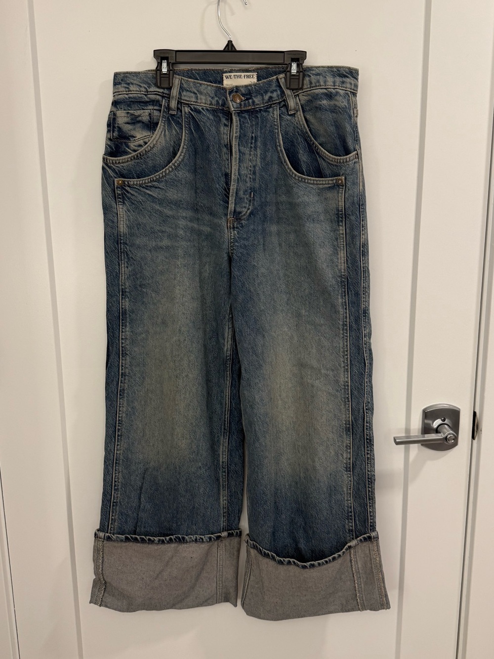 We The Free Final Countdown Low Rise Cuffed Boyfriend Jeans